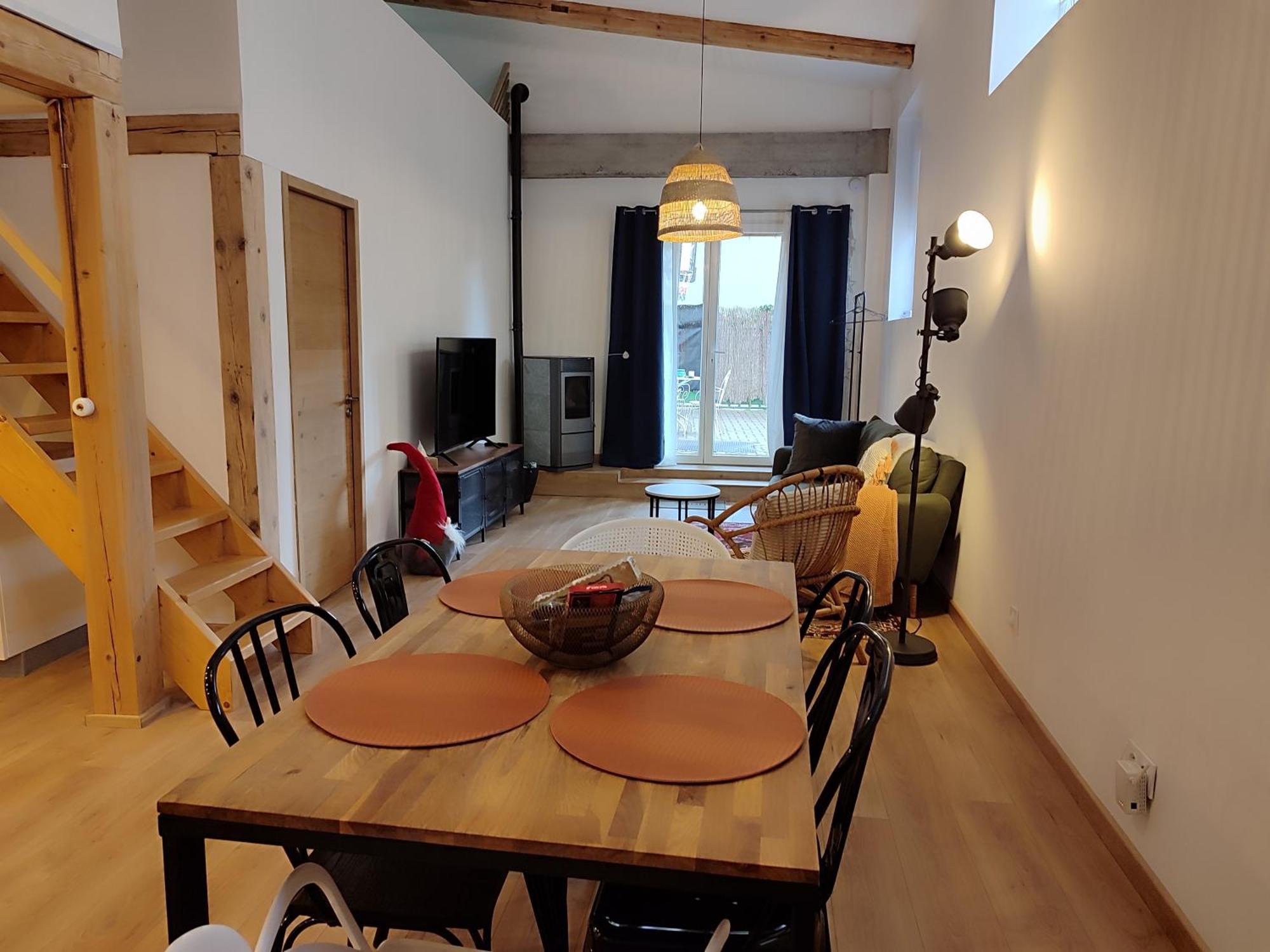 Apartamento Le Chaleureux Loft 1 Minute Du Tram Lingolsheim Exterior foto